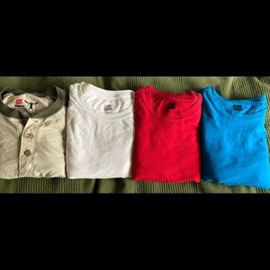 MEN’S HANES LONG-SLEEVE T-SHIRT BUNDLE-SIZE LARGE
